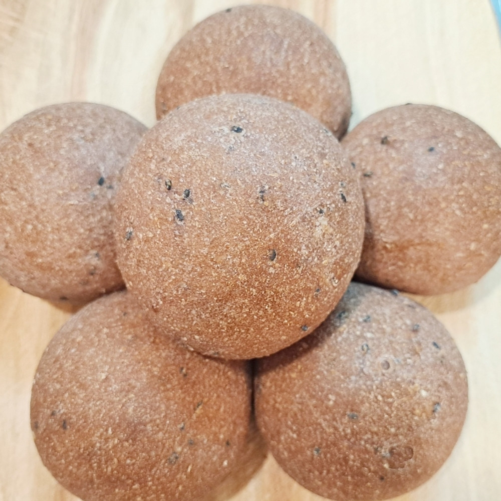 밥브레드 노밀가루 차전자피 모닝빵 고식이섬유가루 저칼로리 저탄 비건 저염 저당 통밀빵 5개