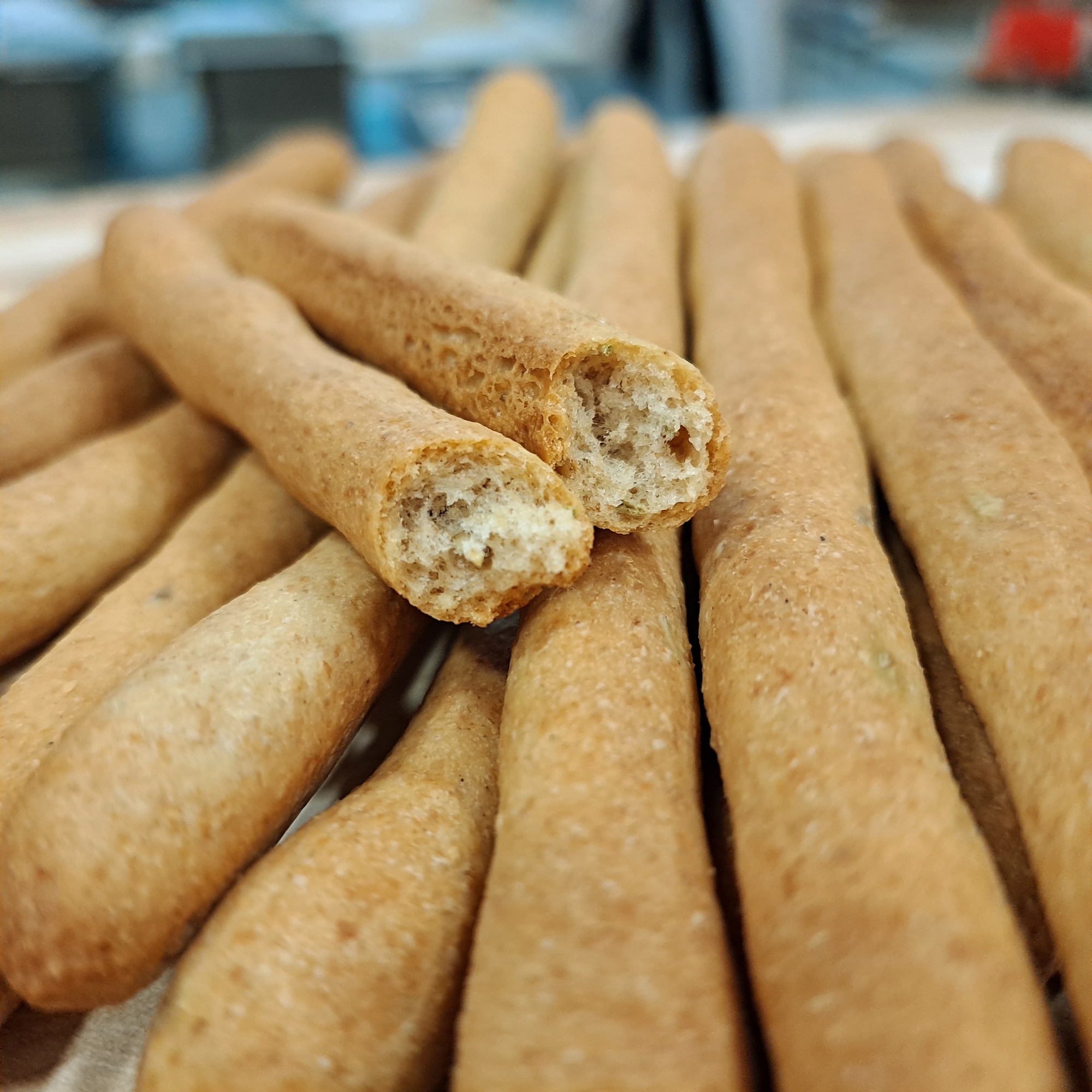 밥브레드 노밀가루 통밀 스틱 / 설탕없는 비건 그리시니 수제쿠키 와인안주 건강빵